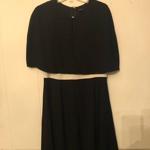 Ivanka Trump Dress Black/White Sz 10/12